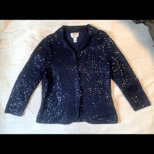 Talbot's Petite Cardigan Size M